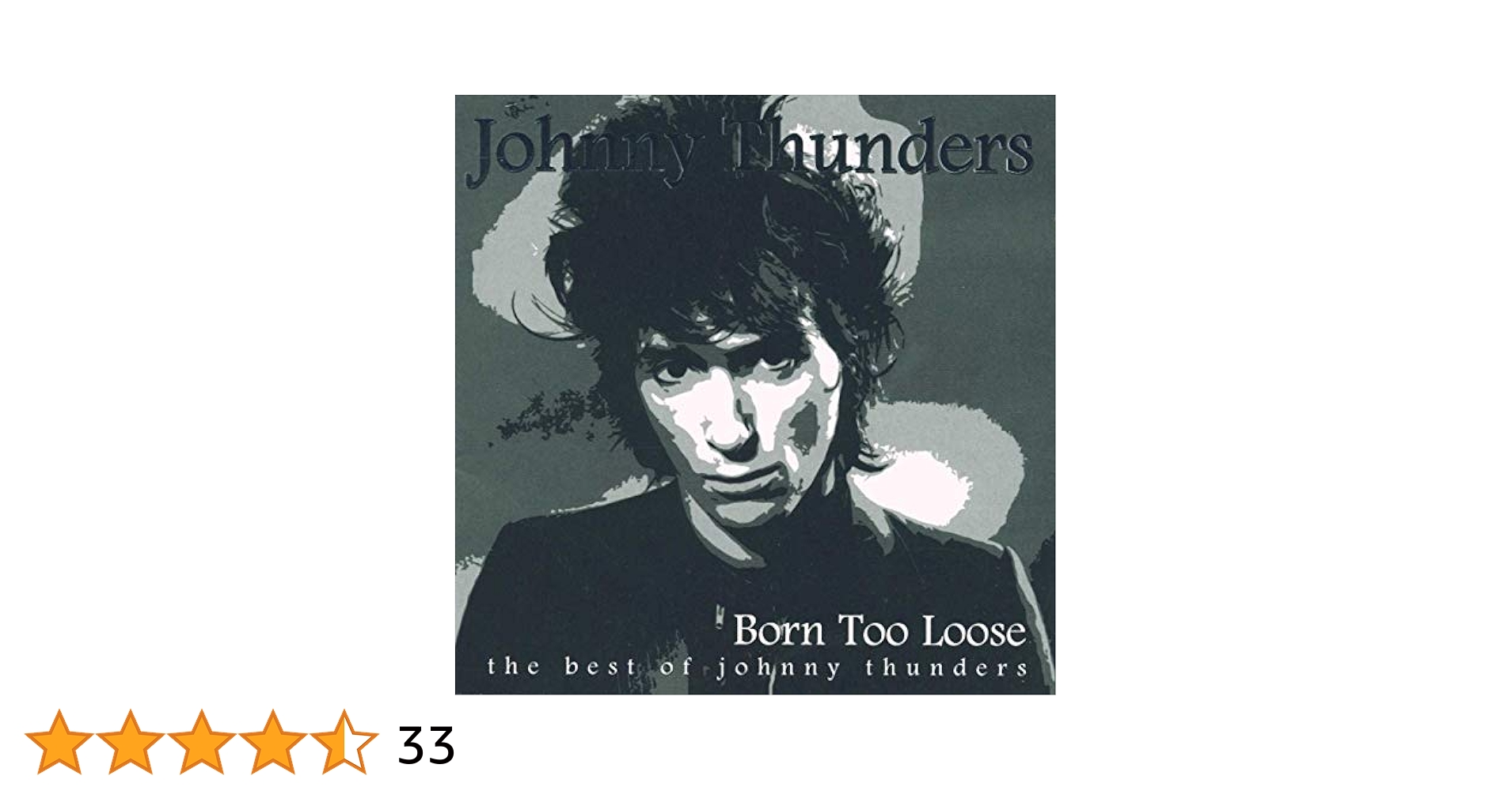 (CD)Born Too Loose: The Best Of Johnny Thunders／Johnny Thunders Johnny Thunders – Born Too Loose (The Best Of Johnny